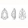 Стразы неклеевые Crystal пакет 2 шт. ("Сваровски" 4707) 18.7мм х 11.8мм