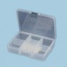 коробка для шв. принадл. 1 шт. ("GAMMA" ОМ-088) 15.3см х 11.6см х 3.2см пластик