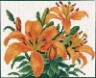 Канва с рисунком "Лилия" 1 шт. (469) 24см х 30см