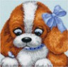 Канва с рисунком "Песик" 1 шт. (1049) 41см х 41см