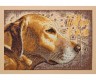 Набор для вышивки "Желтый лабрадор " 1 шт. ("Dimensions" 70-35273) 35см х 25см