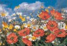 Канва с рисунком "Маки" 1 шт. (Матренин Посад 4018) 37см х 49см