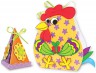 Набор для изготовления коробочек "Весёлый петух" 1 шт. ("клеvер" АБ 41-556)