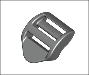 Пряжка регулировочная силовая 1 шт. ("Апри" SLL25 (LS 25)) 25мм