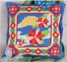 Набор для вышивки "Цветущая весна" подушка 1 шт. ("Panna" ПД-541) 36см х 36см