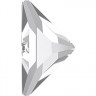 Стразы неклеевые Crystal треугольные пакет 12 шт. ("Сваровски" 2740) 8.3мм х 8.3мм
