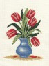 Набор для вышивки "Букет тюльпанов" 1 шт. ("Кларт" 8-033) 22см х 17см