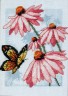 Набор для вышивки "Бабочка и цветы" 1 шт. ("Dimensions" 65046) 18см х 13см