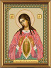Набор для вышивки "Пр. Богородица Помощница в родах" 1 шт. ("Nova Sloboda" 6012) 13см х 18см