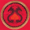 Набор для вышивки "Сила дракона" 1 шт. ("Panna" СО-0720) 37.5см х 37см