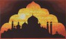 Набор для вышивки "Мечеть на закате" 1 шт. ("Panna" АС-1316) 37см х 24см