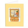 Набор для вышивки "Год Кролика" открытка 1 шт. ("Panna" ВГ-0862) 9см х 11см