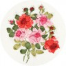 Набор для вышивки "Красота роз" 1 шт. ("Panna" Ц-1181) 18см х 21см