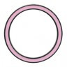 Кольцо с глазурью розовой 1 шт. ("Micron" GB 1233) 45мм