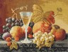 Набор для вышивки "Натюрморт с вином и фруктами" 1 шт. ("Panna" Н-1234) 32см х 24.5см