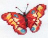 Набор для вышивки "Бабочка" 1 шт. ("Алиса" 0-43) 10см х 7см