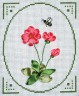 Набор для вышивки "Нежные цветы" 1 шт. ("Panna" Ц-0415) 11.5см х 14см