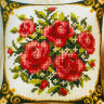 Набор для вышивки "Розовый куст" (подушка) 1 шт. ("Vervaco" 1200/615) 40см х 40см