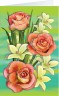 Набор для изготовления открытки Розы и лилии 1 шт. ("клеvер" АБ 23-651) 85мм х 135мм