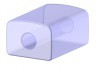 Бисер прямоугольной формы OBLONG пакет 1 шт. ("Preciosa" 321-61001) 10мм х 3,5мм 50 гр.