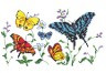 Набор для вышивки "Танец бабочек-2" 1 шт. ("Чудесная Игла" 42-02) 19см х 11см