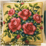 Набор для вышивки "Садовые розы" (подушка) 1 шт. ("Vervaco" 1200/692) 40см х 40см