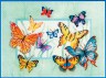 Набор для вышивки "Бабочки" 1 шт. ("Janlynn" 023-0266) 17.8см х 12.7см