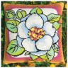 Набор для вышивки "Цветок жасмина" подушка 1 шт. ("Panna" Ц-638) 36см х 36см