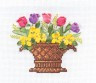 Набор для вышивки "Аромат весны" открытка 1 шт. ("Panna" Ц-0907) 15см х 10см