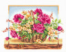 Набор для вышивки "Корзина с розами" 1 шт. ("Panna" Ц-0114) 36.5см х 25.5см