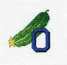 Набор для вышивки Алфавит буква "О" 1 шт. ("Panna" А-0026) 7см х 7см