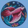 Набор для вышивки "Рыбка-петушок" 1 шт. ("Panna" Р-0558) 12см х 12см