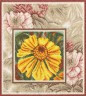 Набор для вышивки "Солнечный цветок" 1 шт. ("Panna" Ц-0565) 26см х 26см