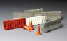 Модель "барьеры" CONCRETE & PLASTIC BARRIER SET 1 шт. ("MENG" SPS-012) пластик