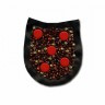 Нашивка Декоративное украшение пришивное накладка на карман из бусин 1 шт. ("Gamma" DI-07) 12см х 10см
