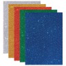 Картон цветной суперблестки 5 цветов блистер 5 шт. (BRAUBERG 124748) 210мм х 297мм