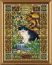 Набор для вышивки "Кот из созвездия Рыбы" 1 шт. ("Nova Sloboda" 4097) 18см х 24см