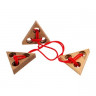 Головоломка деревянная "3 треугольника" 1 шт. ("DELFBRICK" DLW-46)