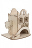 Заготовка для декорирования Чайный домик Амстердам блистер 1 шт. ("Mr. Carving" ВД-565) 15см х 16см х 3мм фанера