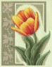 Набор для вышивки "Прекрасный тюльпан" 1 шт. ("Panna" Ц-1288) 26см х 34см
