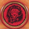 Набор для вышивки "Могущество льва" 1 шт. ("Panna" СО-0770) 37.5см х 37см