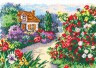 Набор для вышивки "Цветущий сад" 1 шт. ("Чудесная Игла" 52-03) 28см х 20см