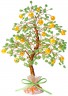 Набор для бисероплетения "Апельсиновое дерево" 1 шт. ("Клеvер" АА 46-103) 292мм х 202мм х 30мм