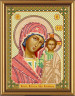 Набор для вышивки "Богородица Казанская" 1 шт. ("Nova Sloboda" 6002) 13см х 17см