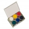 Краска акриловая по стеклу и керамике 6 цветов набор 1 шт. ("VISTA-ARTISTA" APG6) 20 мл.