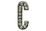 Алфавит со стразами Буква "C" 1 шт. ("Micron" GA-C)