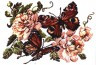 Набор для вышивки "Пионы и бабочки" 1 шт. ("Чудесная Игла" 42-06) 27см х 20см