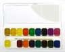 Краска акварель "Классика" с кистью 18 цветов 1 шт. ("KANZY" KNY-260105)