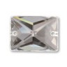 Стразы пришивные Crystal прямоугольник пакет 6 шт. ("Сваровски" 3250) 25мм х 18мм