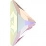 Стразы неклеевые Crystal AB треугольные пакет 12 шт. ("Сваровски" 2740) 8.3мм х 8.3мм